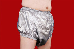 Latex-Windelhose extra weit und breit Latex-Gummihose