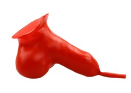 Kurze Latex Penishülle von LatexDreamwear in Rot Kurze Latex Penishülle von LatexDreamwear in Rot