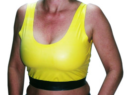 Latex-Shirt, Top, Oberteil  Eng anliegendes Latex-Top für Damen