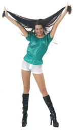 Zeige Details für PVC-Bluse mit kurzen Armen von Plasticwear Bild von PVC-Bluse mit kurzen Armen von Plasticwear