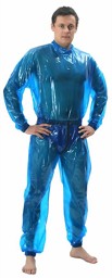 Zeige Details für PVC-Overall für Mollige, mit 2-Wege-Reißverschluss im Rücken, Gummizug im Bund - Plasticwear Bild von PVC-Overall für Mollige, mit 2-Wege-Reißverschluss im Rücken, Gummizug im Bund - Plasticwear