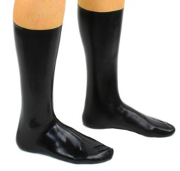 Latex-Rubber-Socken von Latexdreamwear, Wadenhoch Latex-Rubber-Socken von Latexdreamwear, Wadenhoch