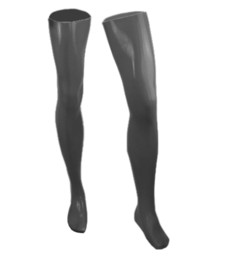 Latex-Rubber-Strümpfe von Latexdreamwear, superlang, Schwarz Latex-Rubber-Strümpfe von Latexdreamwear, superlang, Schwarz