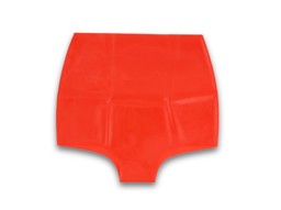 Latex-Hot-Pants von LatexDreamwear, Rot Latex-Hot-Pants von LatexDreamwear, Rot