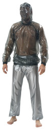 PVC-Langarmshirt mit Maske Fetisch PVC-Langarmshirt mit Maske Fetisch