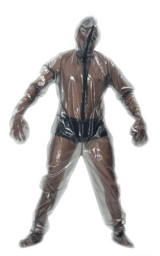 Zeige Details für Geschlossener PVC-Overall mit Fetischmaske, Reißverschluss vorn, Schwitzanzug Bild von Geschlossener PVC-Overall mit Fetischmaske, Reißverschluss vorn, Schwitzanzug