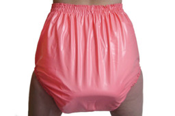 Bild von Einzelstück - Latex-Windelhose mit Spreizeinlage, Farbe Baby-Rosa, Gr. S