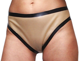 Latex-Damenslip, maßgeschneidert Latex-Damenslip, maßgeschneidert