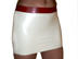 Bild von Latex-Minirock für Damen,mit farblich abgesetztem Taillenbund, Inkoline