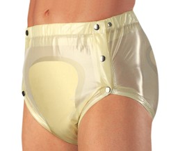 suprima 1249 PVC-Slip,  PVC-Slip seitlich knöpfbar, farbige Folien