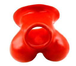 Latex Hoden Kondom in Rot von LatexDreamwear