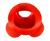 Latex Hoden Kondom in Rot von LatexDreamwear