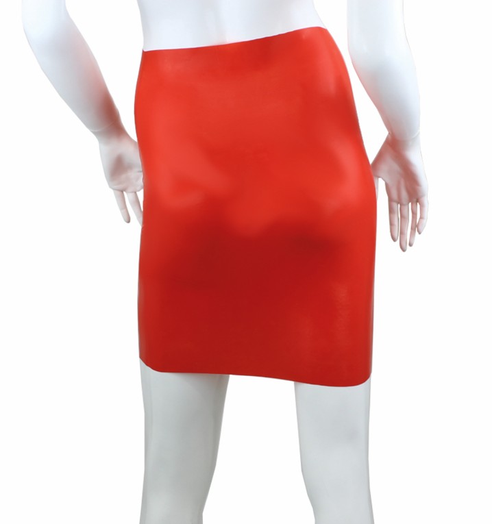 Heavy Latex-Rock für Damen in Rot von LatexDreamwear, Modell 511-05023401