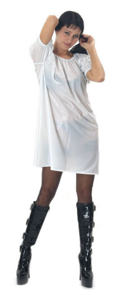 Bild von PVC-Nachthemd, Nachtkleid, mit kurzen Armen und knielang