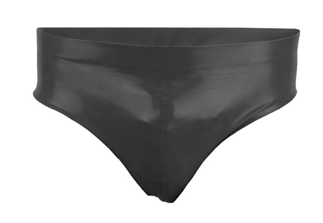 Latex-Slip von LatexDreamwear, Schwarz