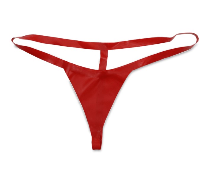 Latex-String-Tanga von LatexDreamwear, Rot