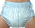 Bild von Einzelstück Farbe Blau-Transparent, Gr. XL - PVC-Windelhose, seitlich knöpfbar (Schwedenhose),