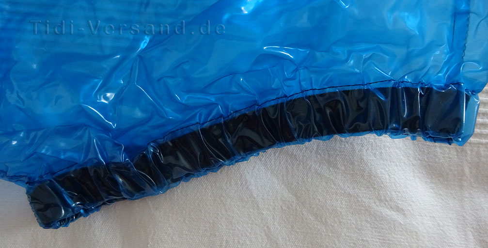 PVC Windelhose Gummihose mit Rüschen blau transparent -  Österreich